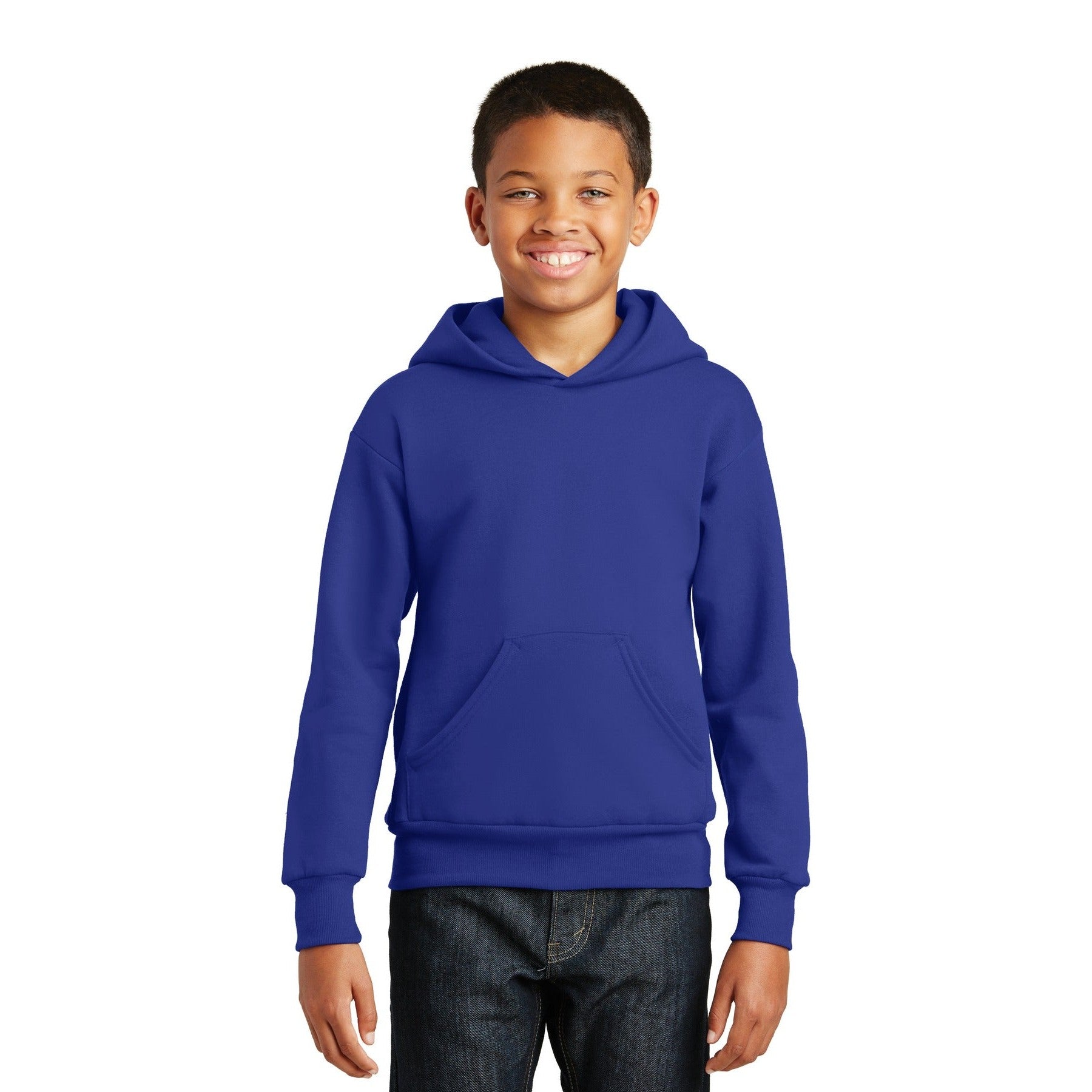 Hanes-Hanes® - Youth EcoSmart® Pullover Hooded Sweatshirt. P470-MedTech-2